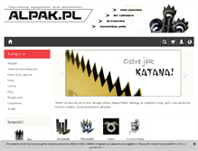 Tablet Screenshot of alpak.pl